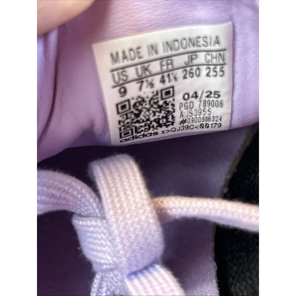 Adidas Samba Purple/Purple Gum Sole Sneaker JS3956 Women SZ 9 New in Box - Picture 8 of 10